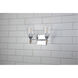 Fun Finial 2 Light 15 inch Polished Chrome Vanity Light Wall Light